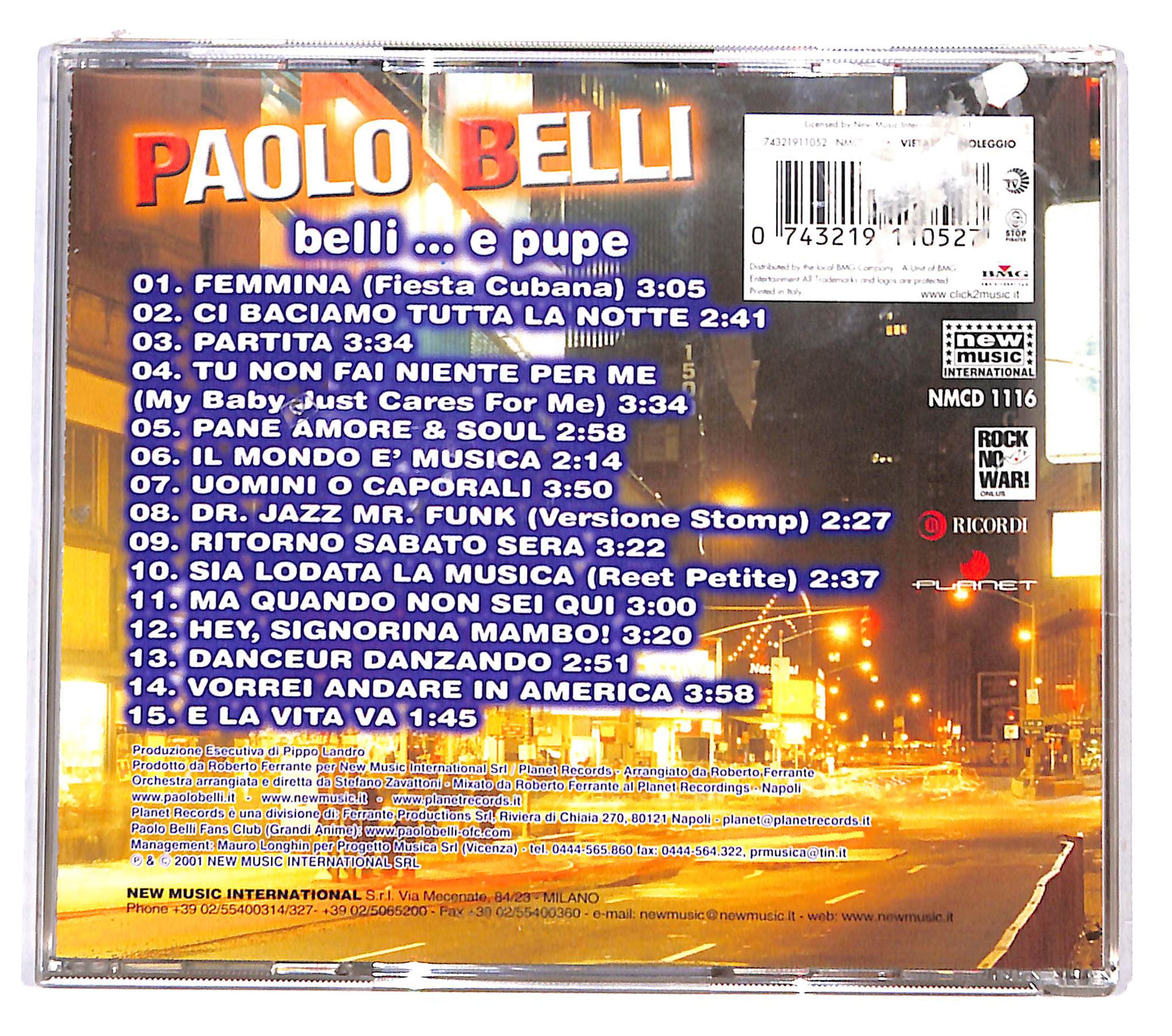 EBOND Paolo Belli - Belli...E Pupe CD CD138260