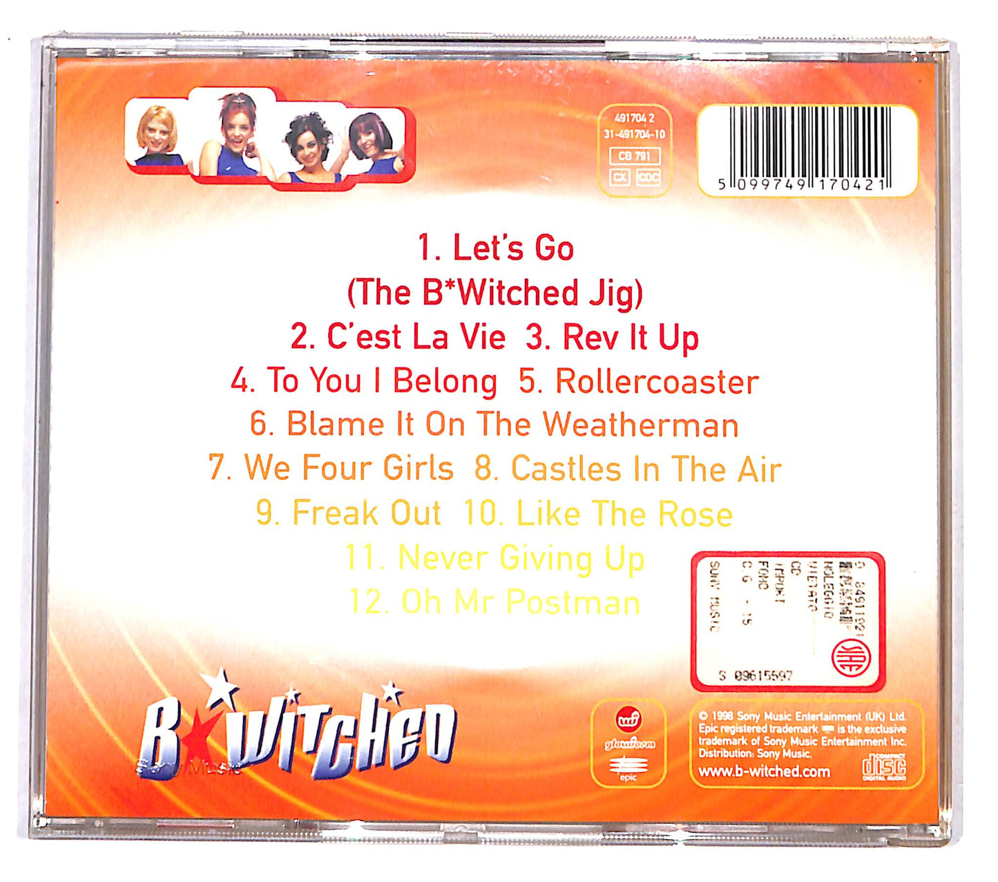 EBOND BWitched - BWitched CD CD138303