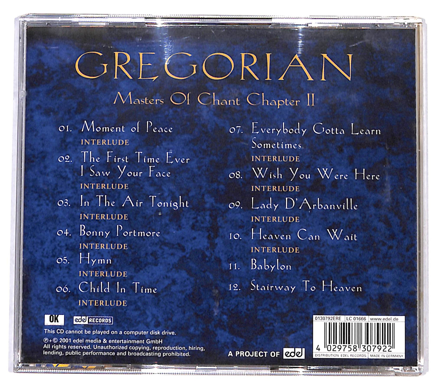 EBOND Gregorian - Masters Of Chant Chapter II CD CD138310