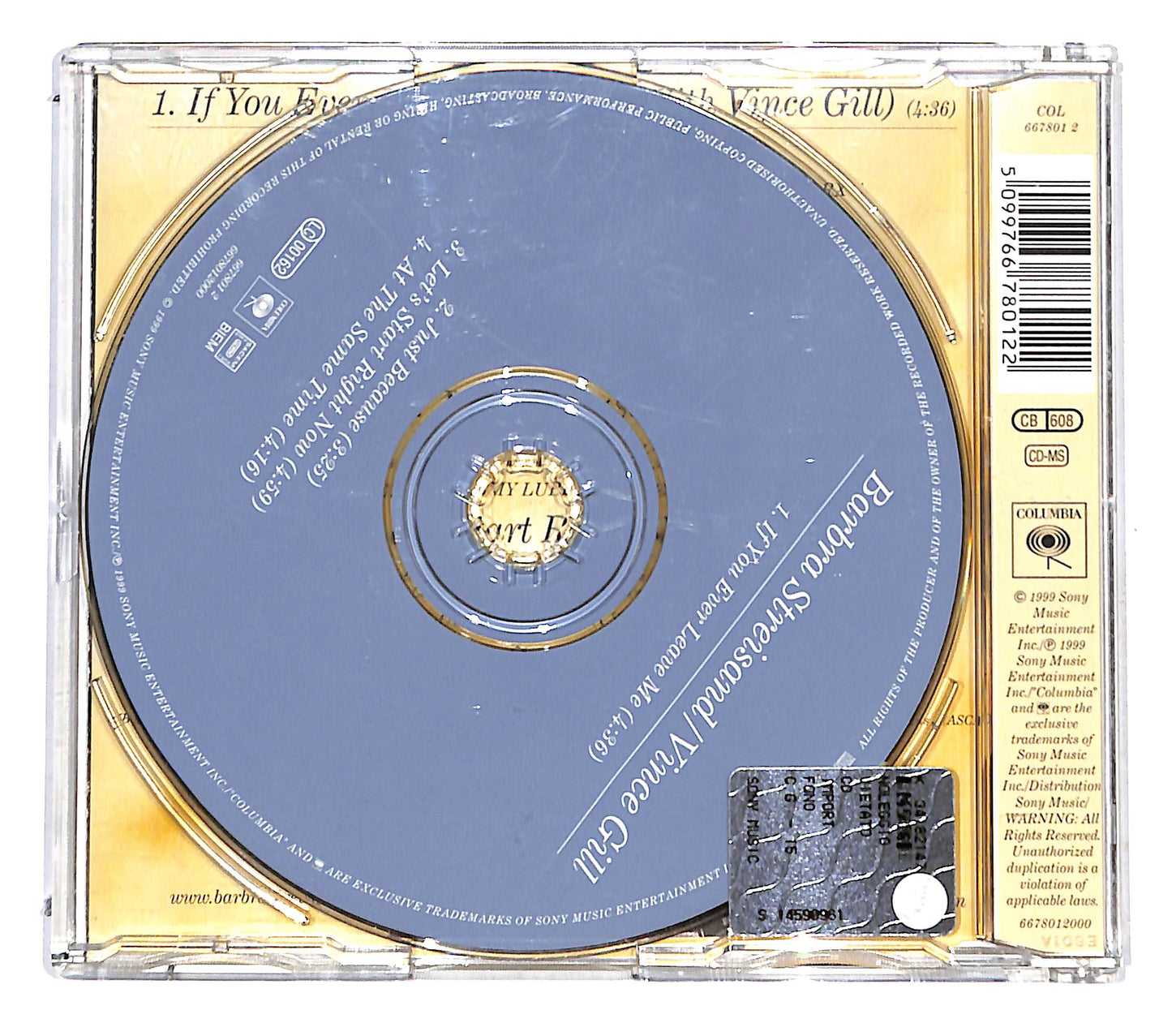 EBOND Barbra Streisand / Vince Gill - If You Ever Leave Me CD CD138334