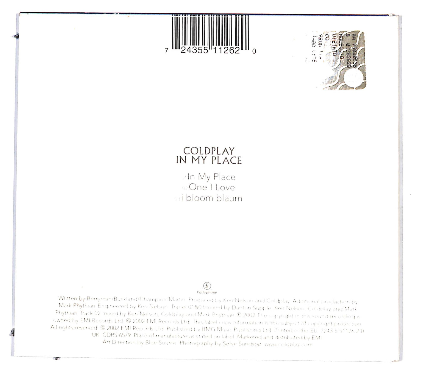 EBOND Coldplay - In My Place DIGIPACK CD CD138339