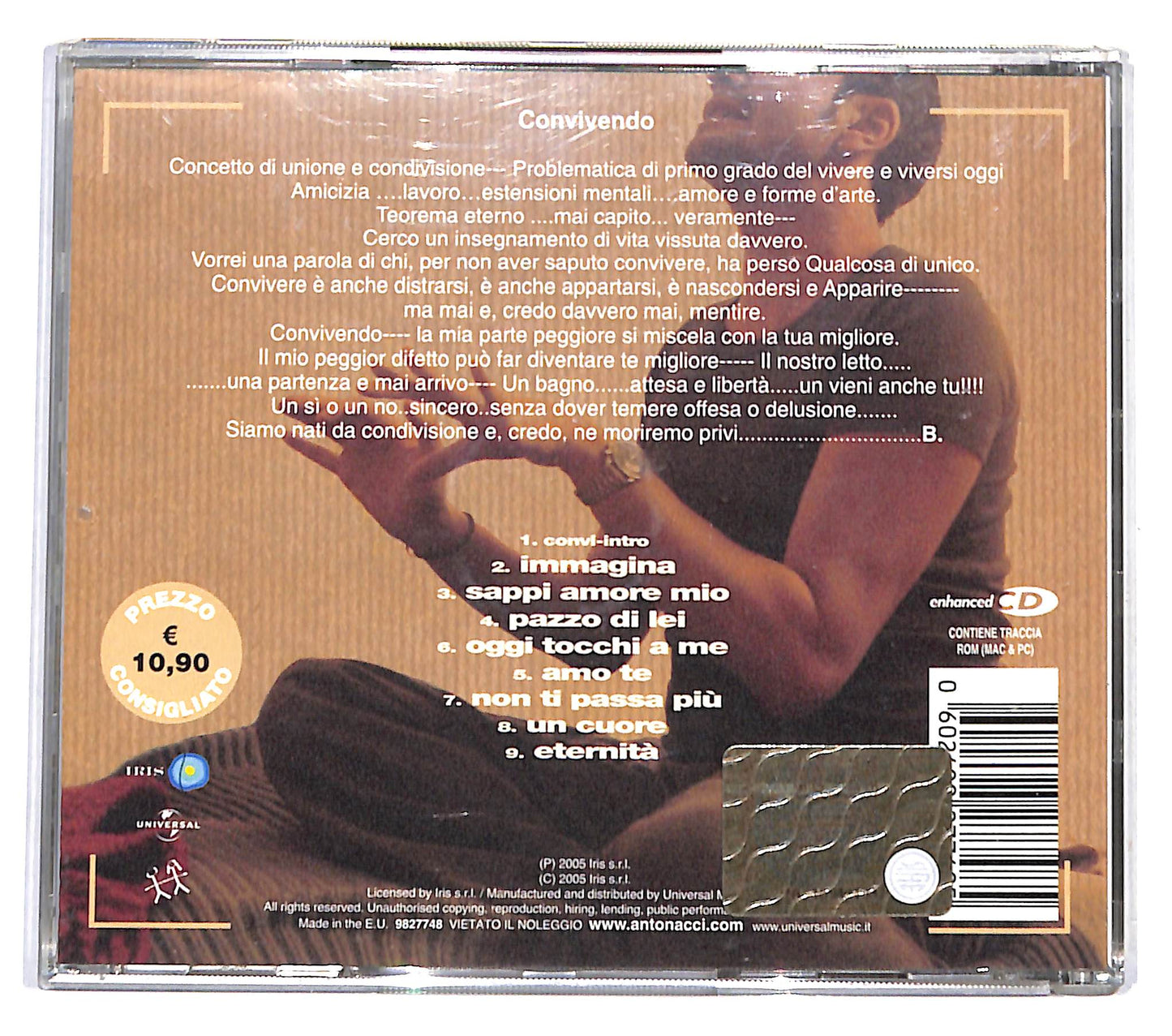 EBOND Biagio Antonacci - Convivendo CD CD138340
