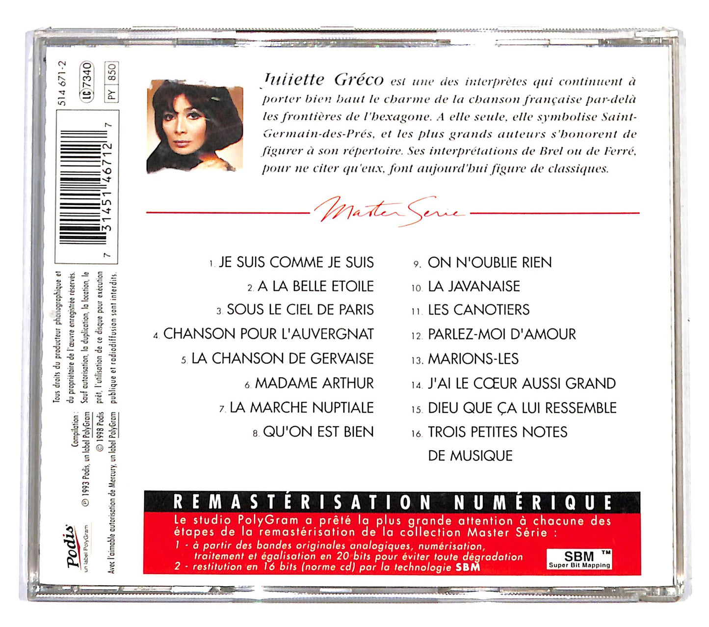 EBOND Juliette Greco - Juliette Greco - Vol. 2 CD CD138343