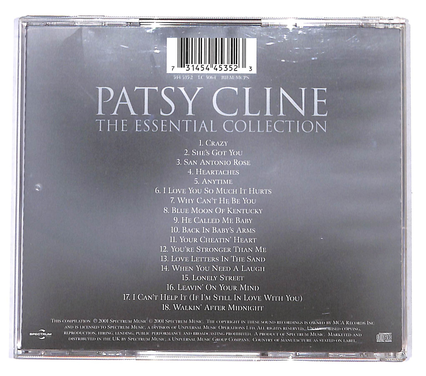 EBOND Patsy Cline - The Essential Collection CD CD138356