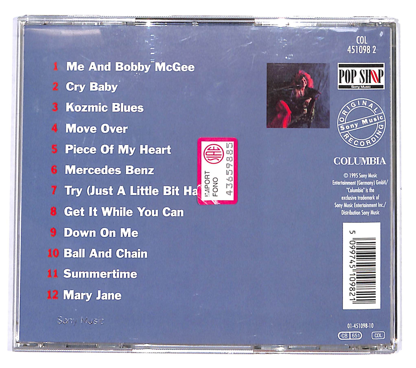 EBOND Janis Joplin - The Very Best Of CD CD138358