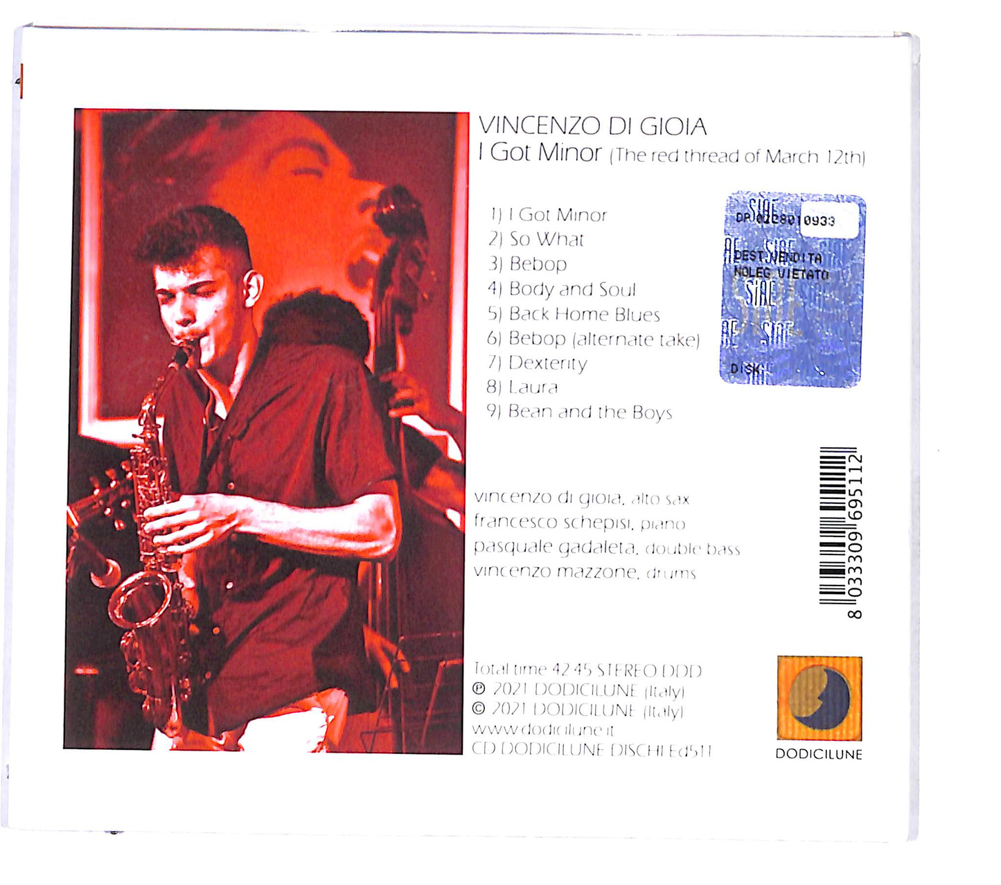 EBOND Vincenzo Di Gioia - I Got Minor (The Red Thread Of March 12th) CD CD138415