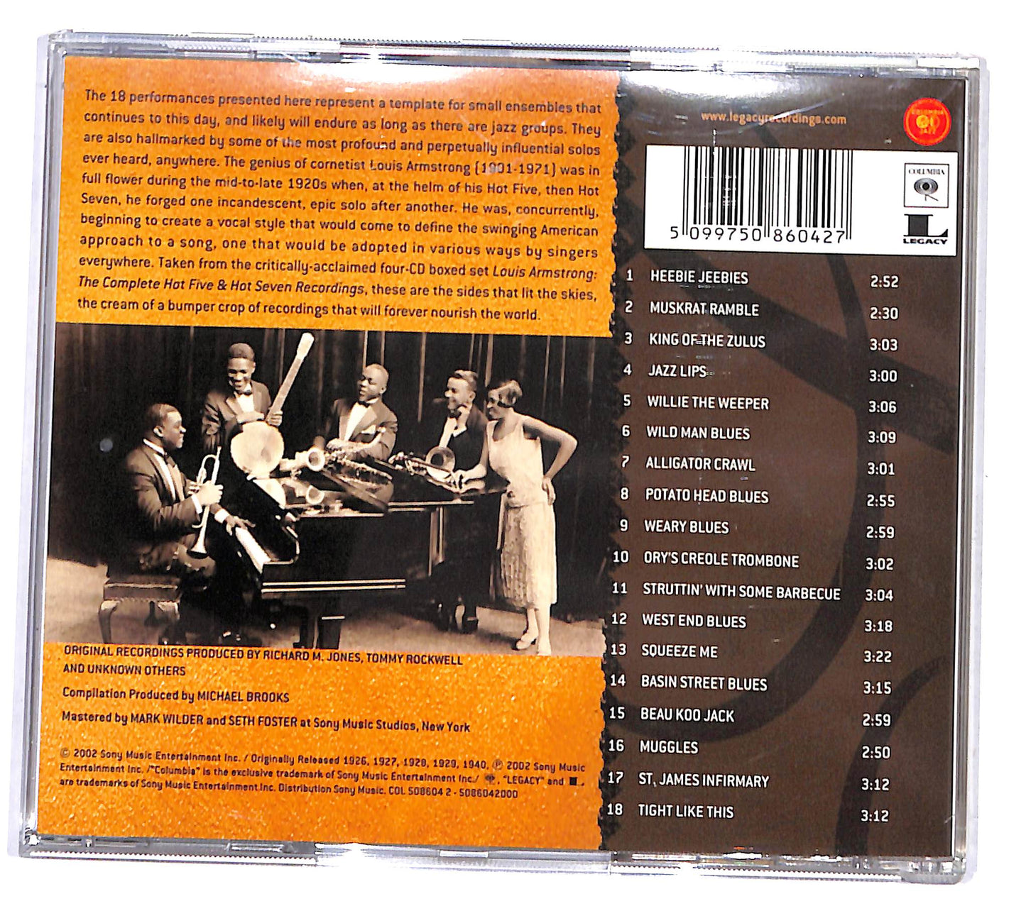 EBOND Louis Armstrong –The Best Of The Hot 5 And Hot 7 Recordings CD CD138428