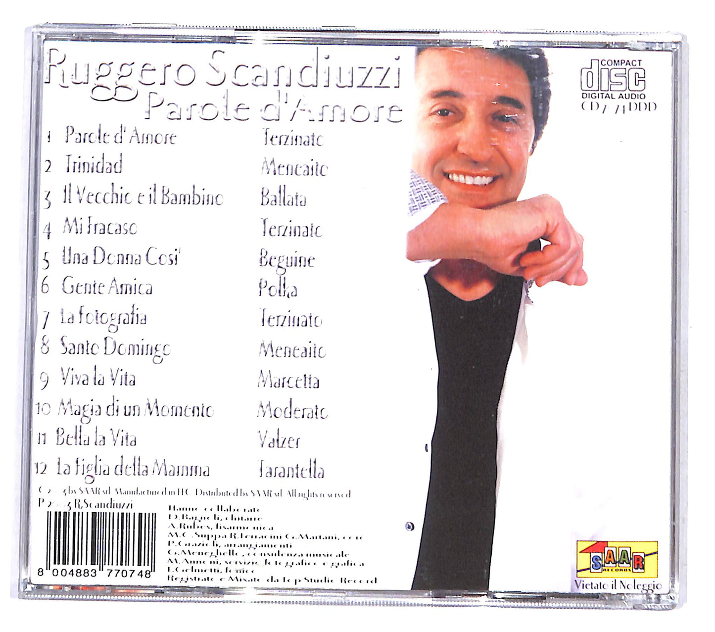 EBOND Ruggero Scandiuzzi - Parole D'Amore CD CD138446