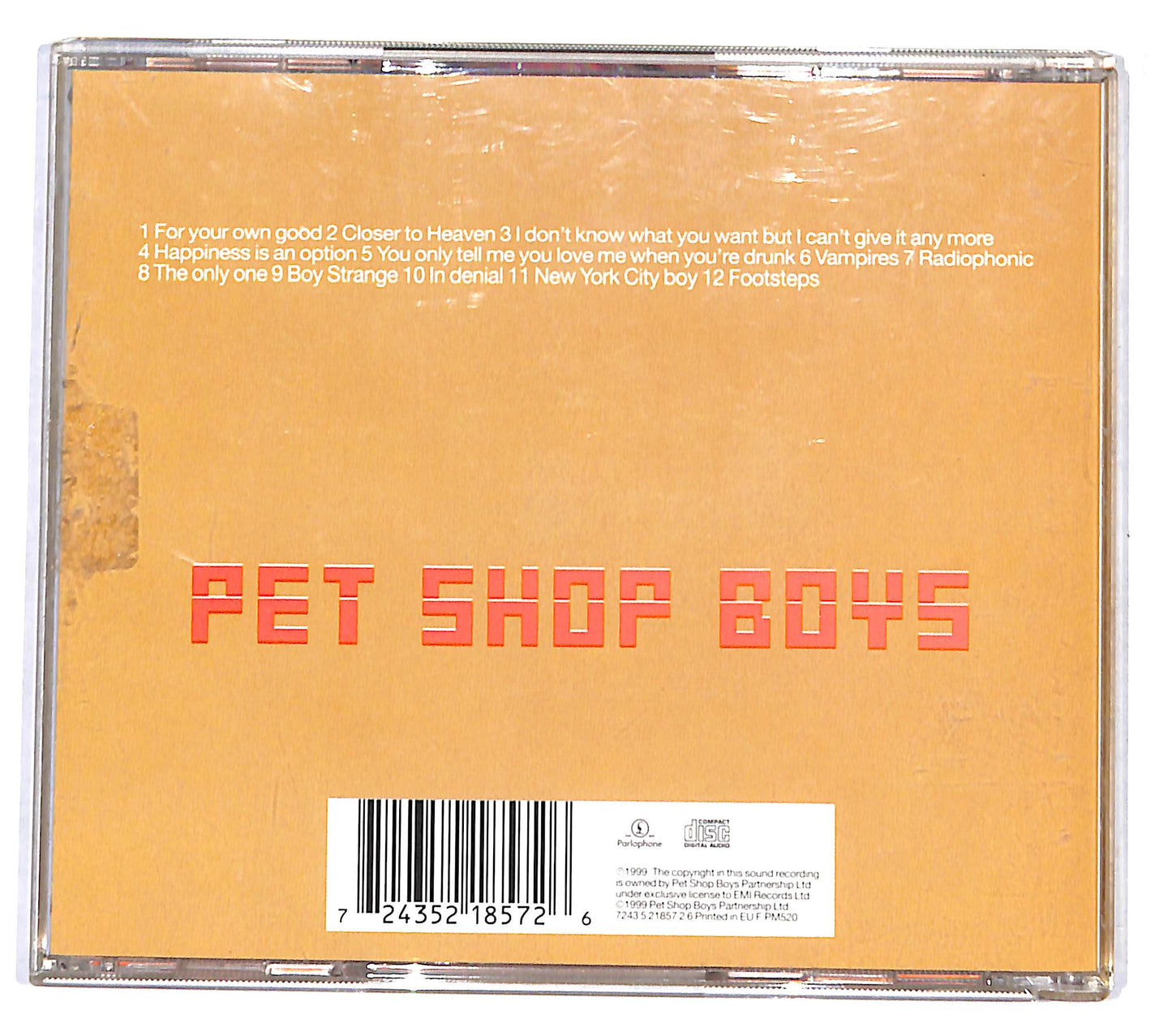 EBOND Pet Shop Boys - Nightlife CD CD138462