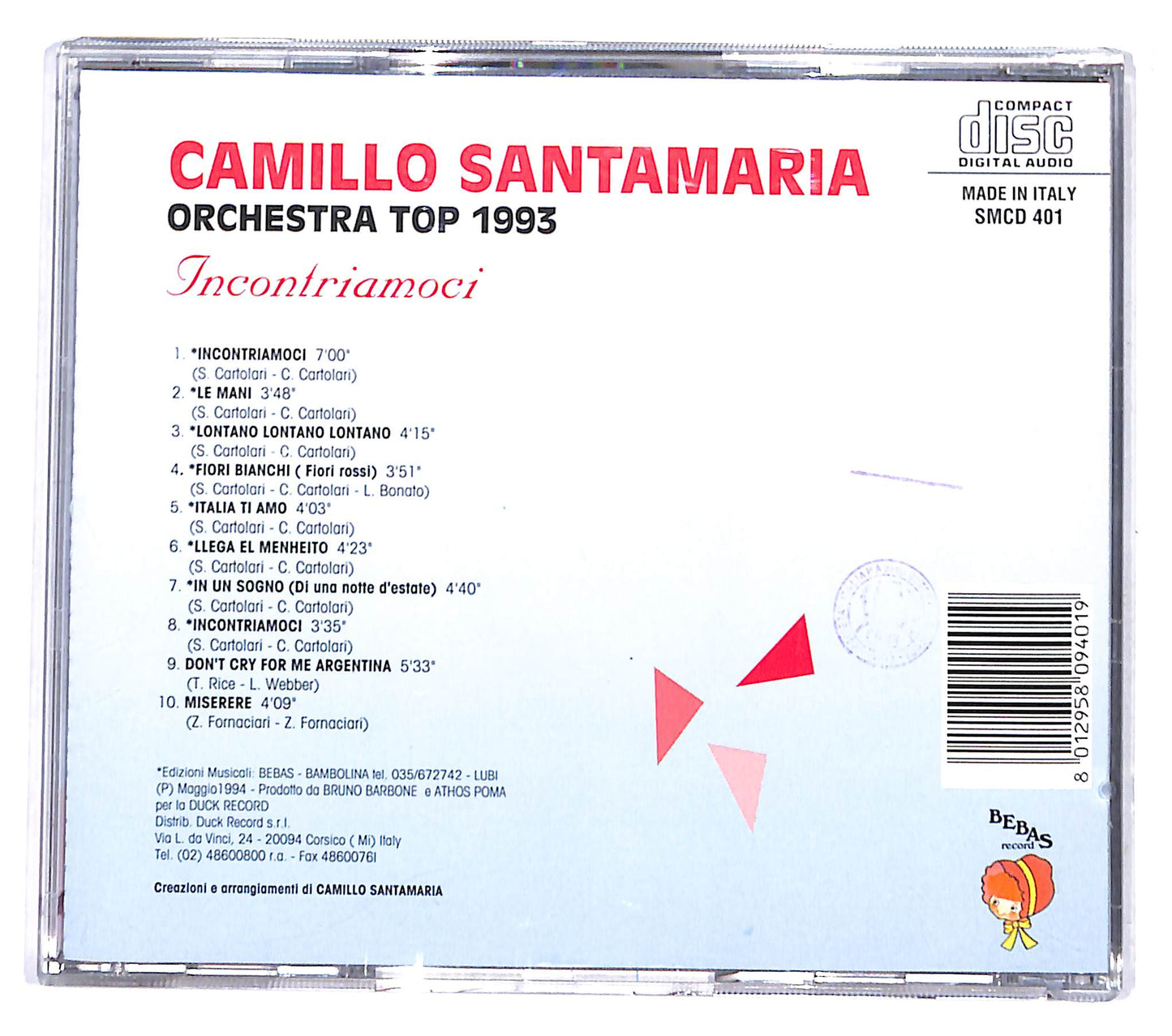 EBOND Camillo Santamaria - Incontriamoci CD CD138503
