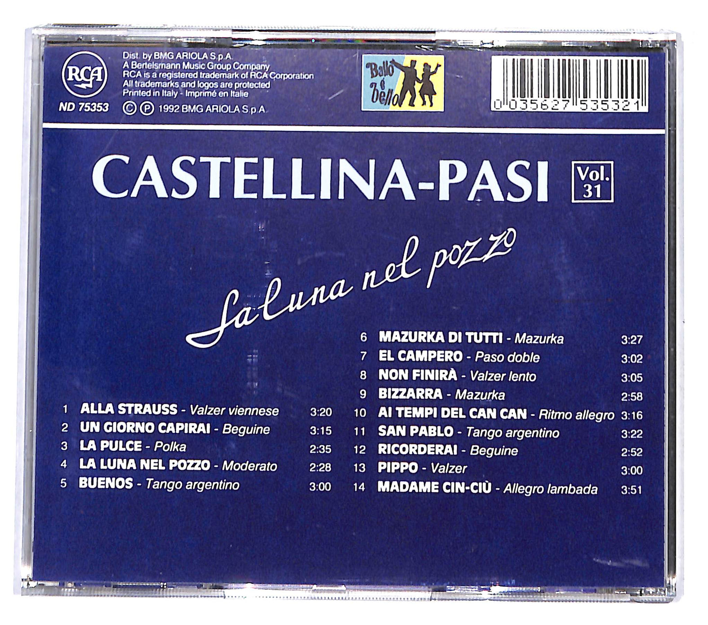 EBOND Castellina-Pasi - la Luna nel pozzo vol.31 CD CD138505