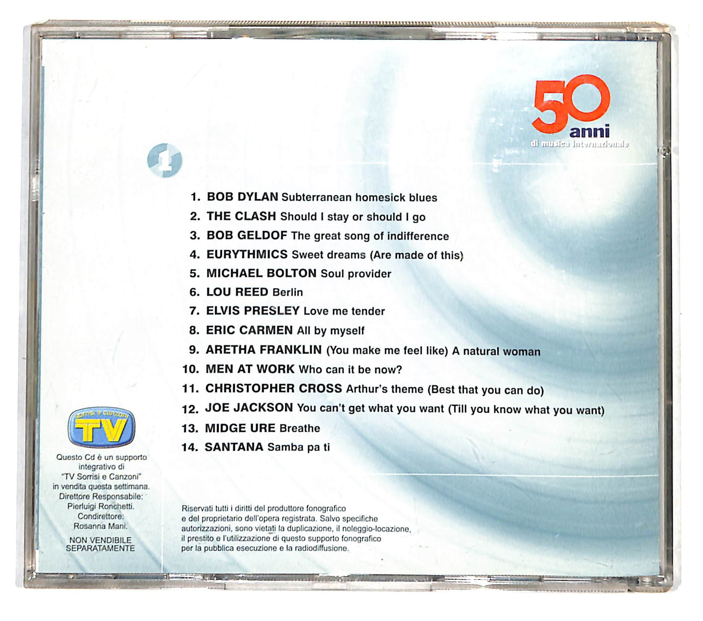 EBOND Various - 50 Anni Di Musica Internazionale 1 EDITORIALE CD CD138540