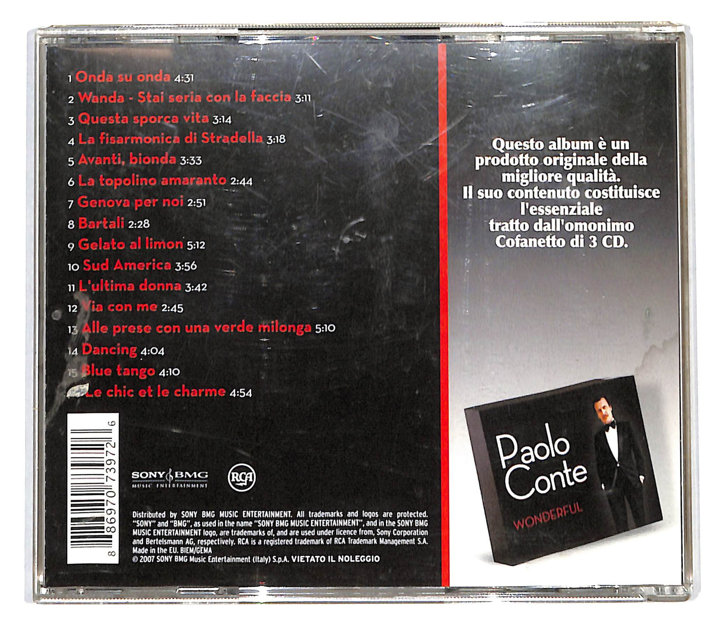 EBOND Paolo Conte - Wonderful CD CD138552