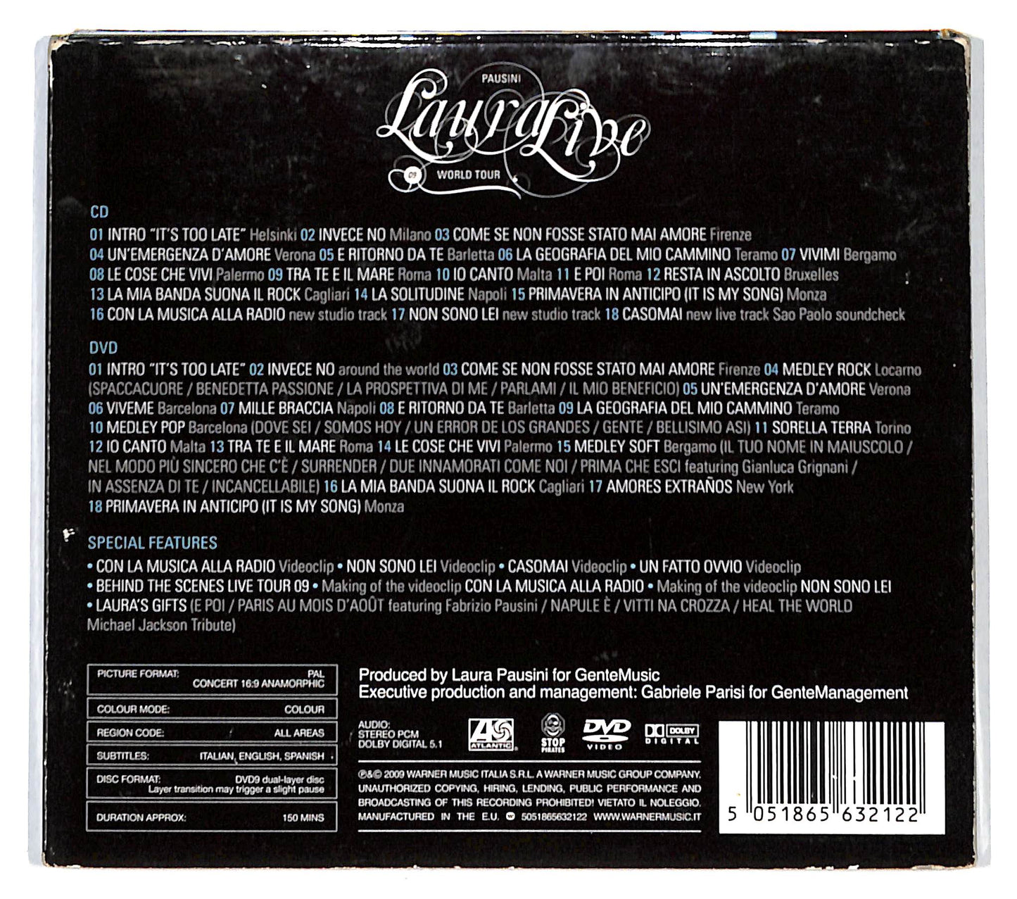 EBOND Laura Pausini - Laura Live 09 World Tour DIGIPACK CD CD138563