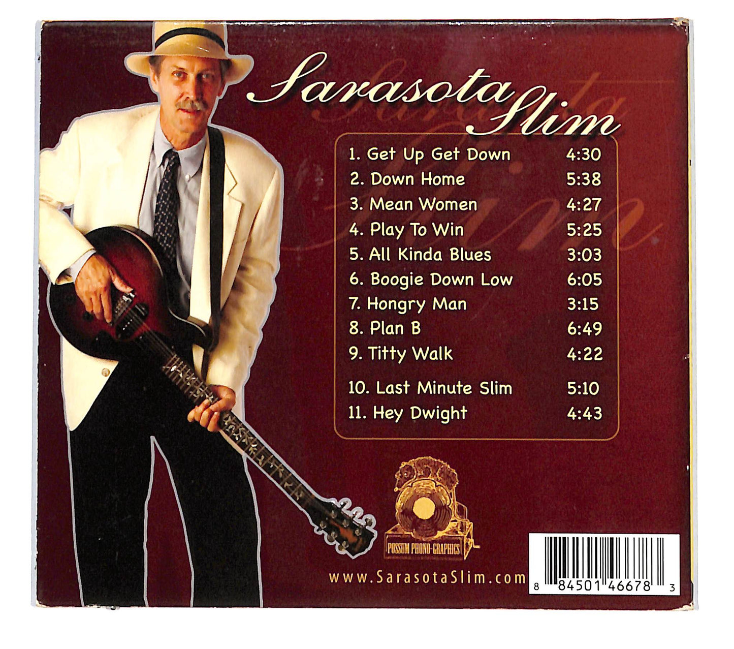 EBOND Sarasota Slim - Get Up Get Down Usa DIGIPACK CD CD138610