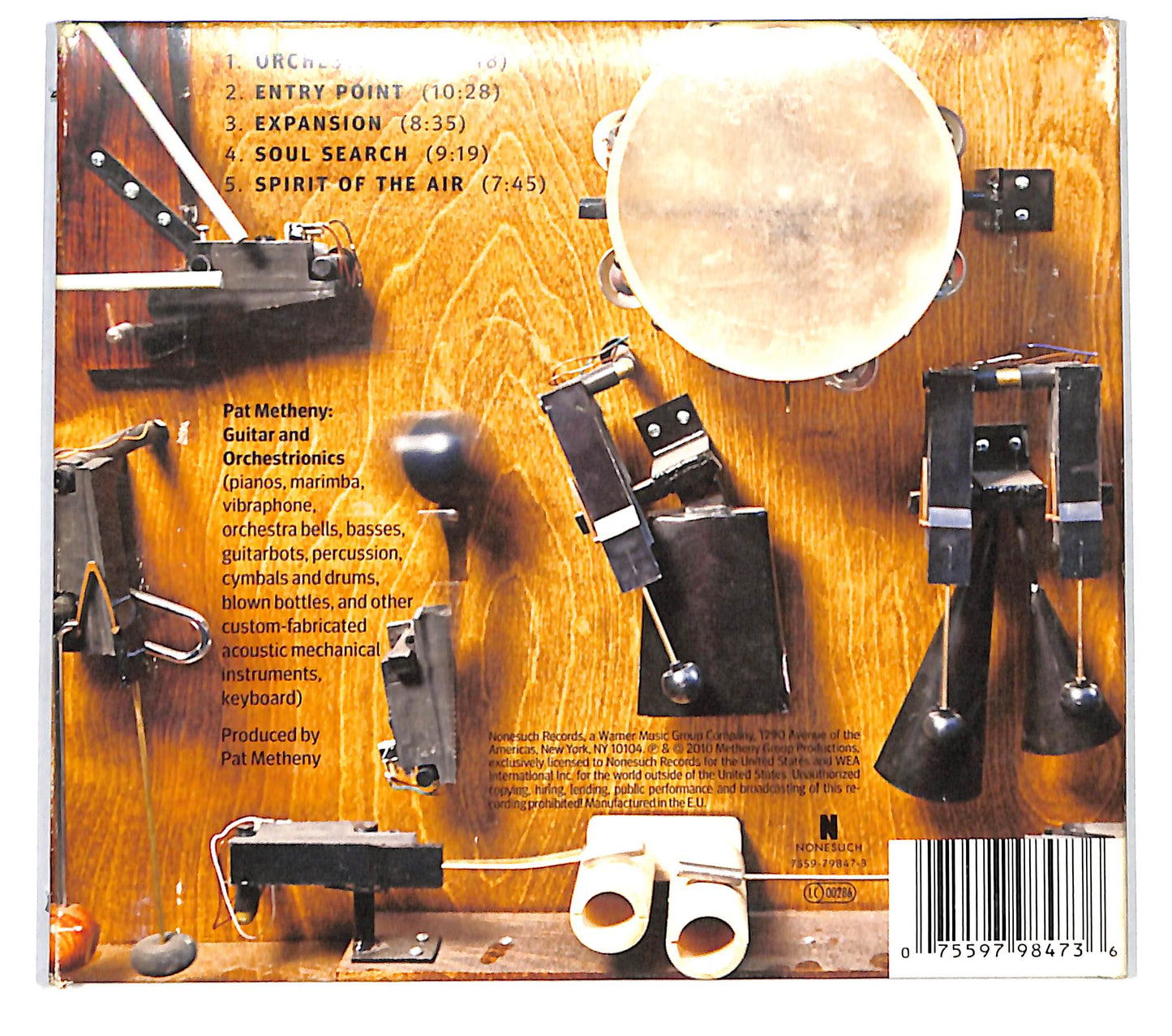 EBOND Pat Metheny - Orchestrion DIGIPACK CD CD138621