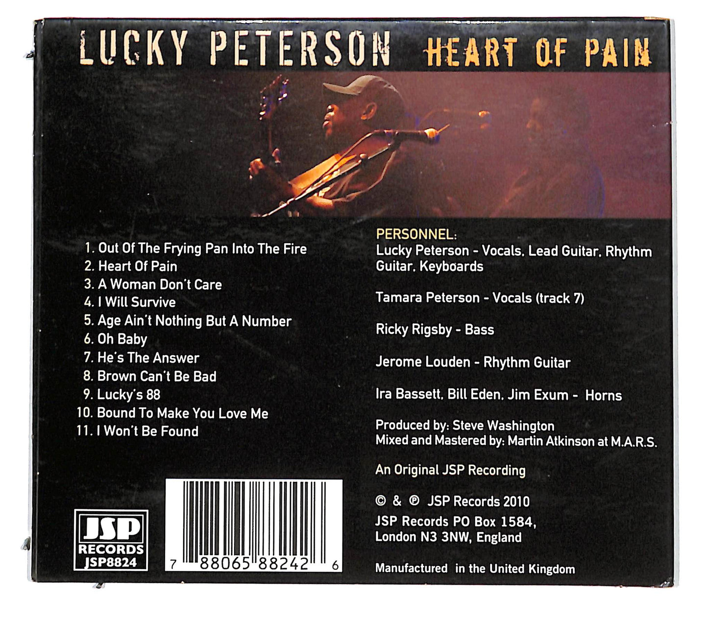 EBOND Lucky Peterson - Heart Of Pain DIGIPACK CD CD138625