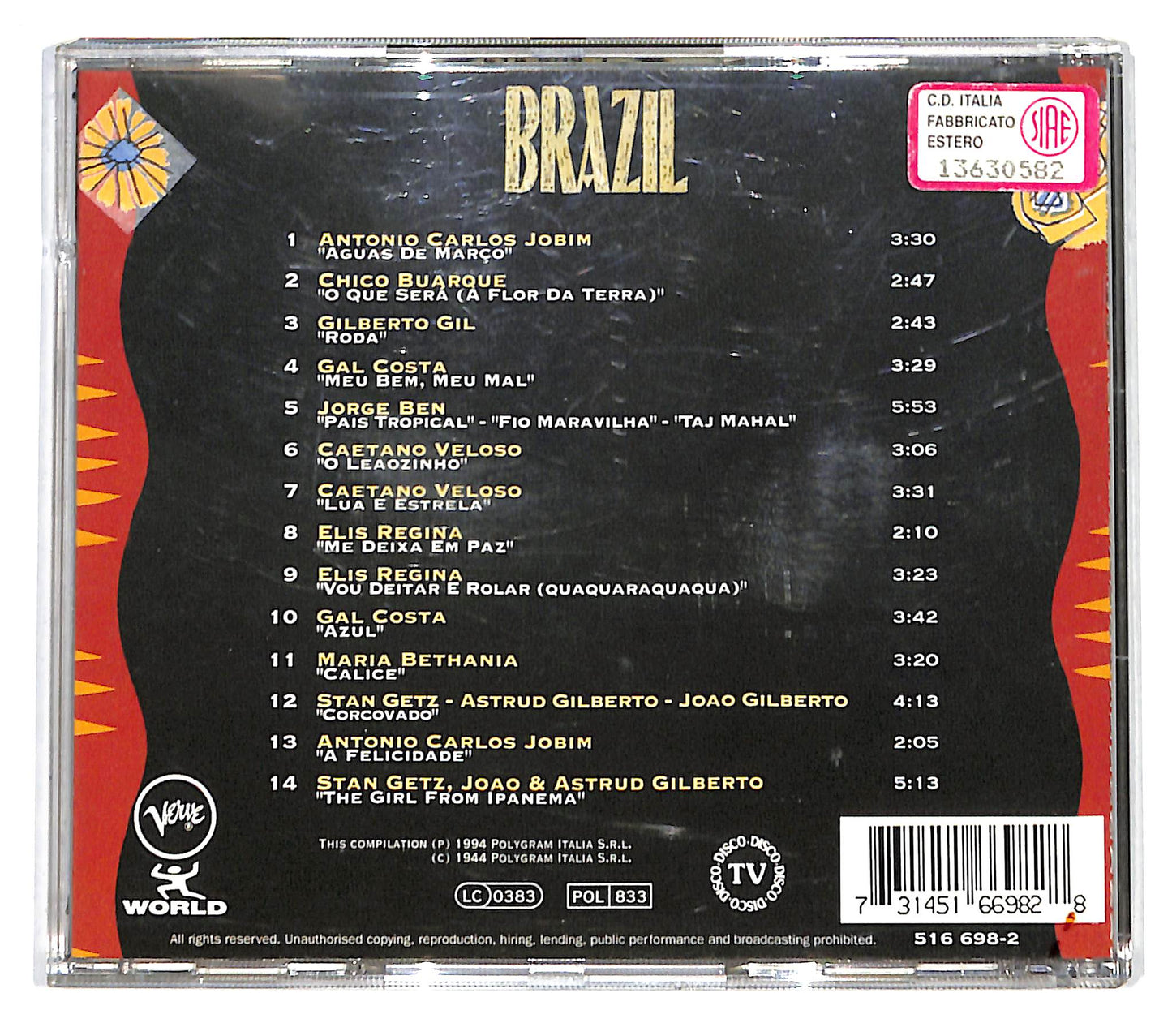 EBOND Various - Brazil CD CD138632