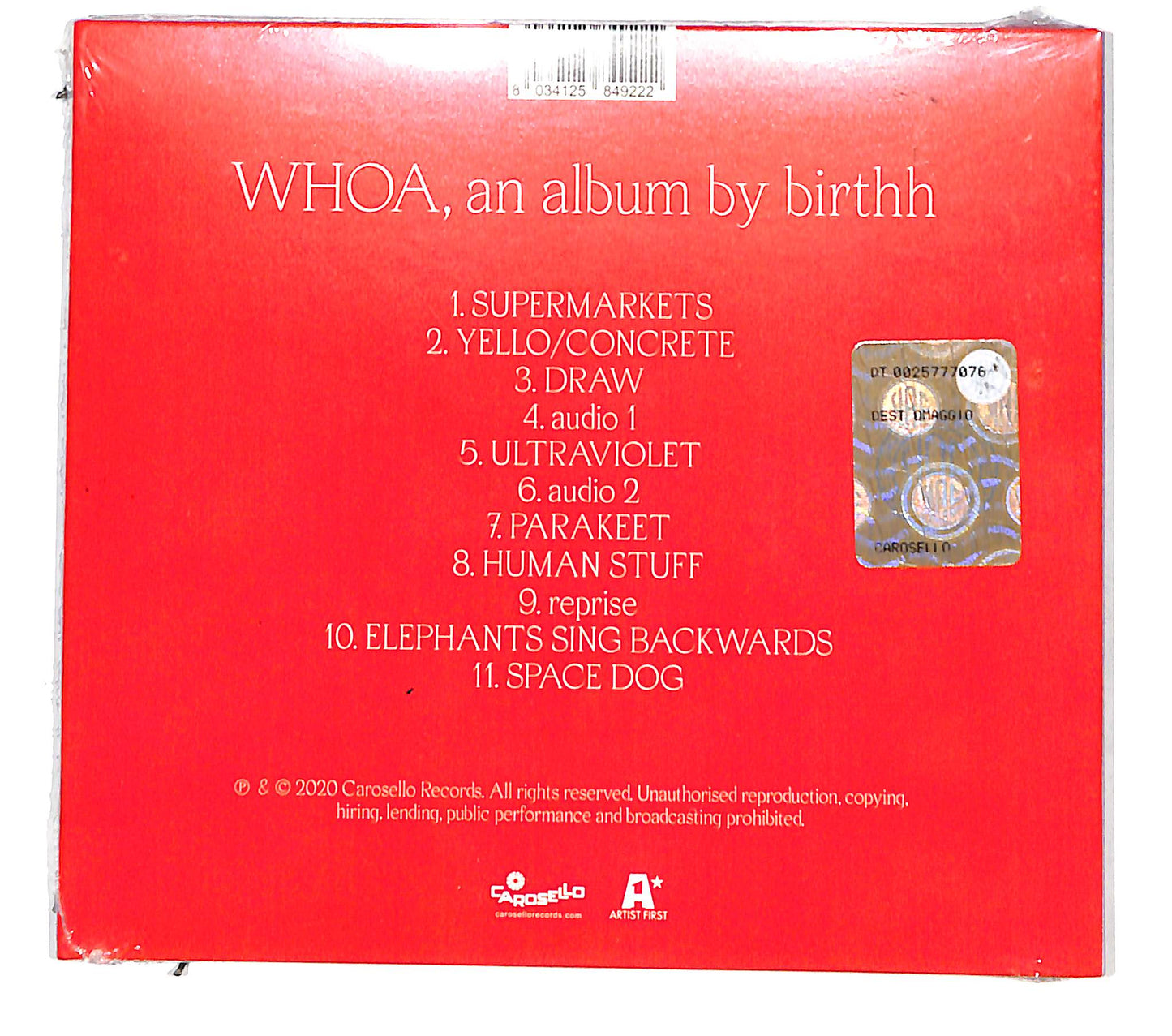 EBOND Birthh - Whoa an album by birthh DIGIPACK CD CD138644