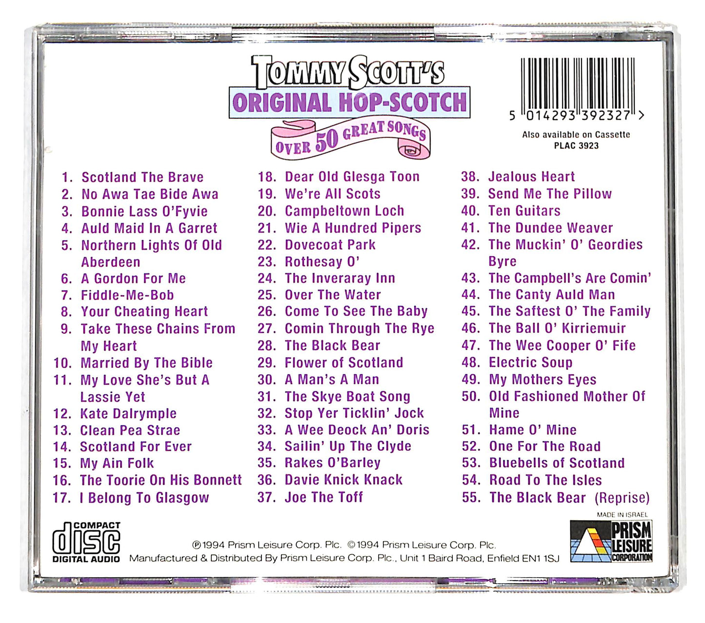 EBOND Tommy Scott - original Hop-scoth over 50 great songs CD CD138668