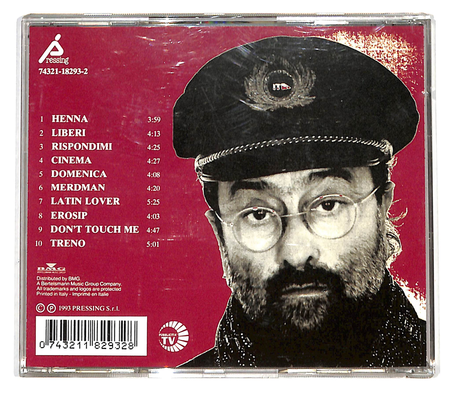 EBOND Lucio Dalla - Henna CD CD138669