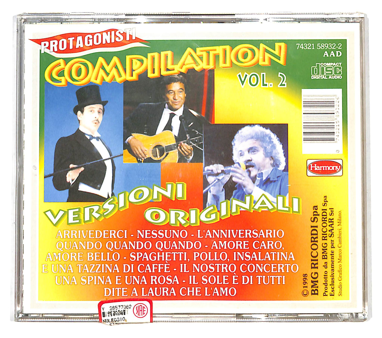 EBOND Various - Protagonisti - Compilation Vol.2 CD CD138732