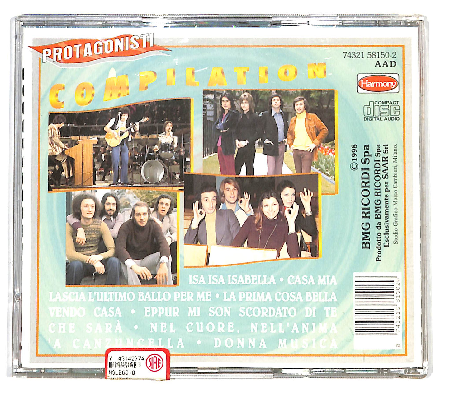 EBOND Various - Compilation - Protagonisti CD CD138733