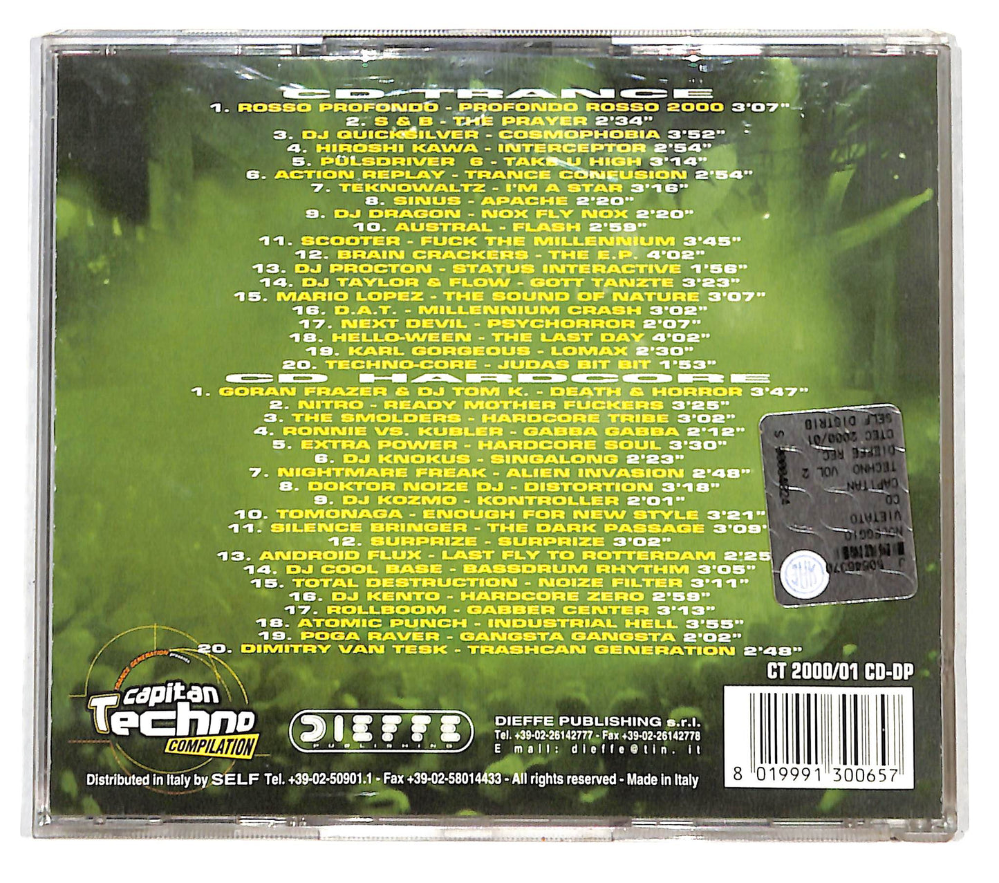 EBOND Various - Capitan Techno Compilation Volume 2 CD CD138736