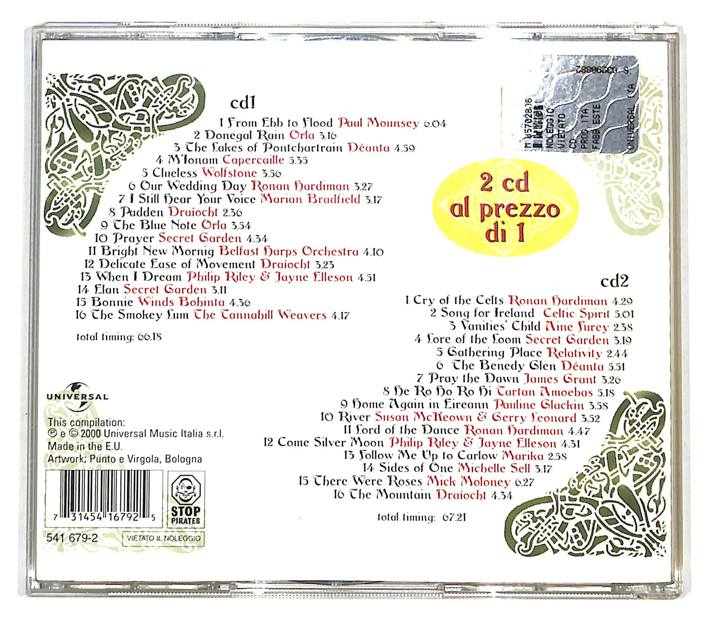 EBOND Various - The Celtic Album A New Adventure CD CD138744