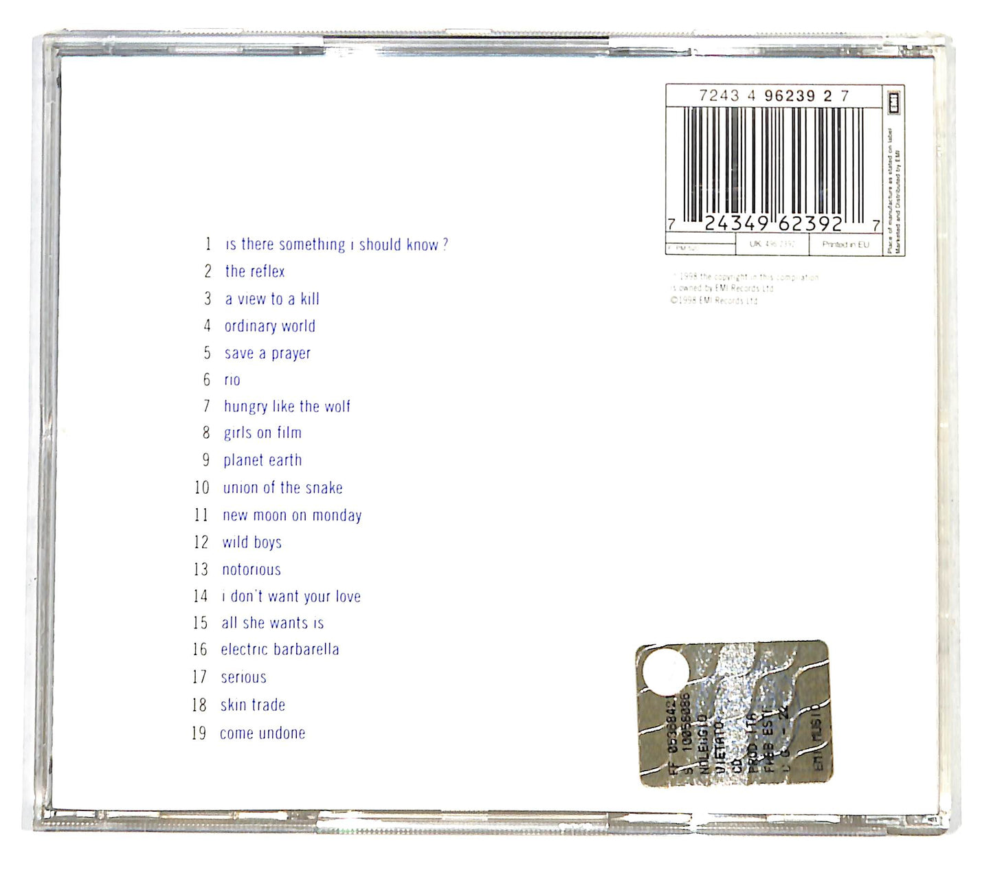 EBOND Duran Duran - Greatest CD CD138757