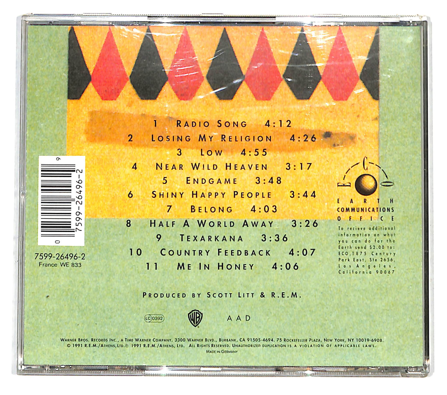 EBOND Rem - Out Of Time - -009004 CD CD138801