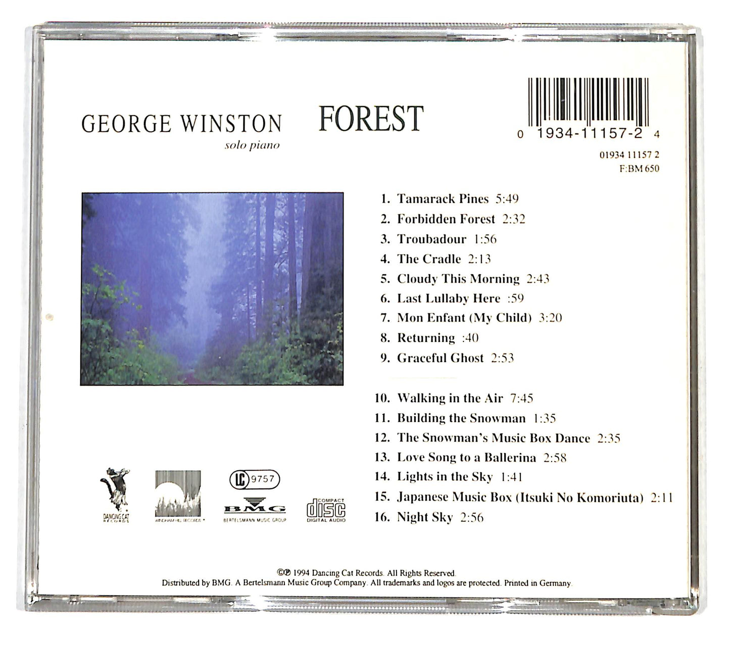EBOND George Winston - Forest CD CD138813