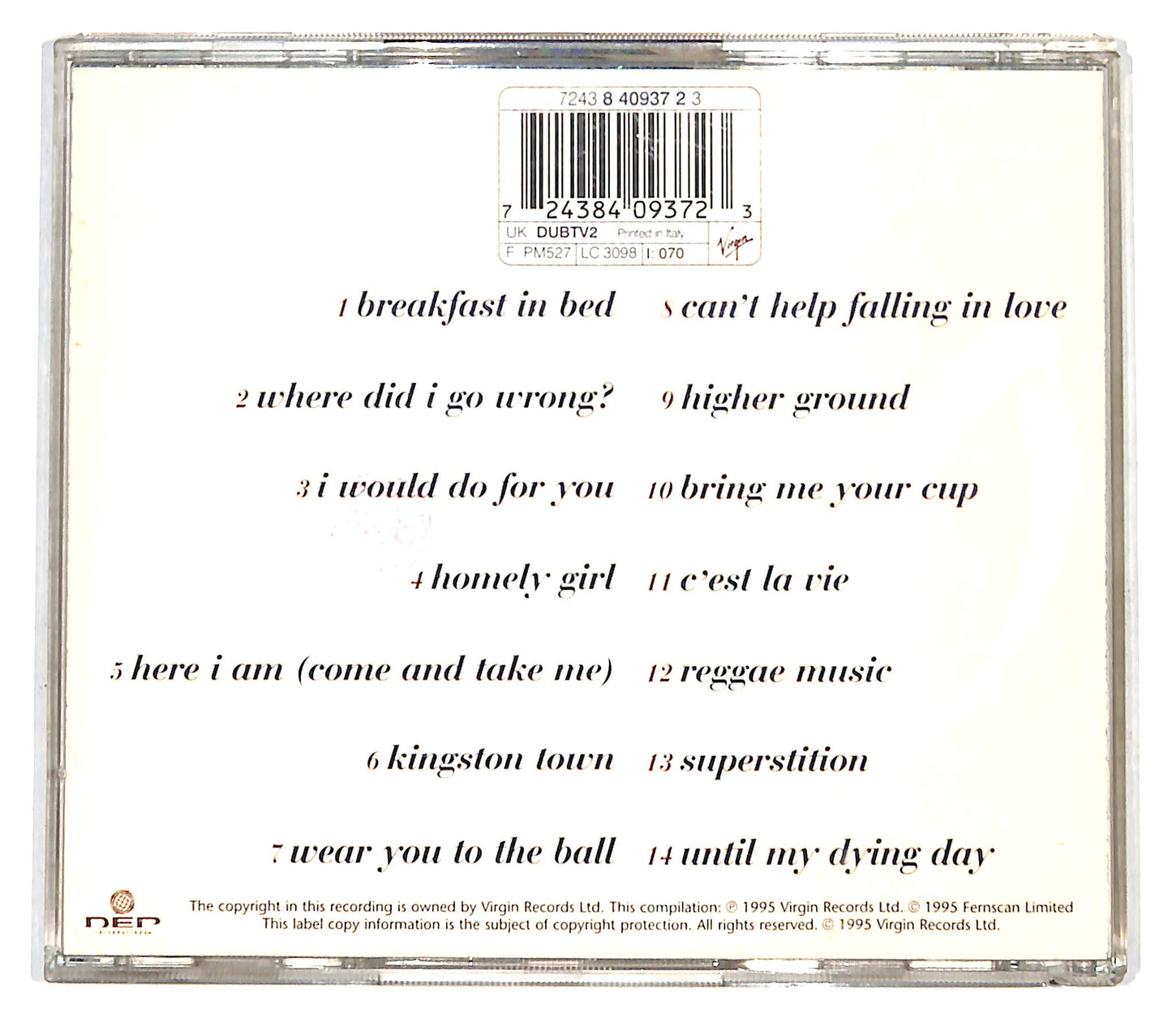 EBOND UB40 - The Best Of UB40 - Volume Two CD CD138825