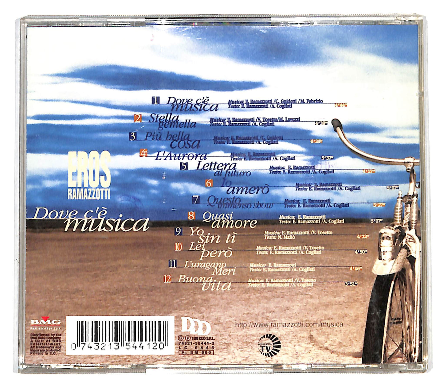 EBOND Eros Ramazzotti - Dove C'e Musica CD CD138826