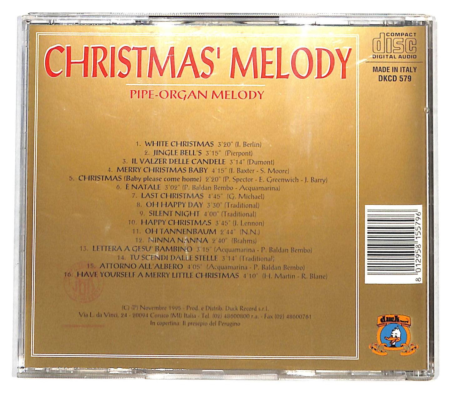 EBOND Unknown Artist - Christmas' Melody (Pipe-Organ Melody) CD CD138909