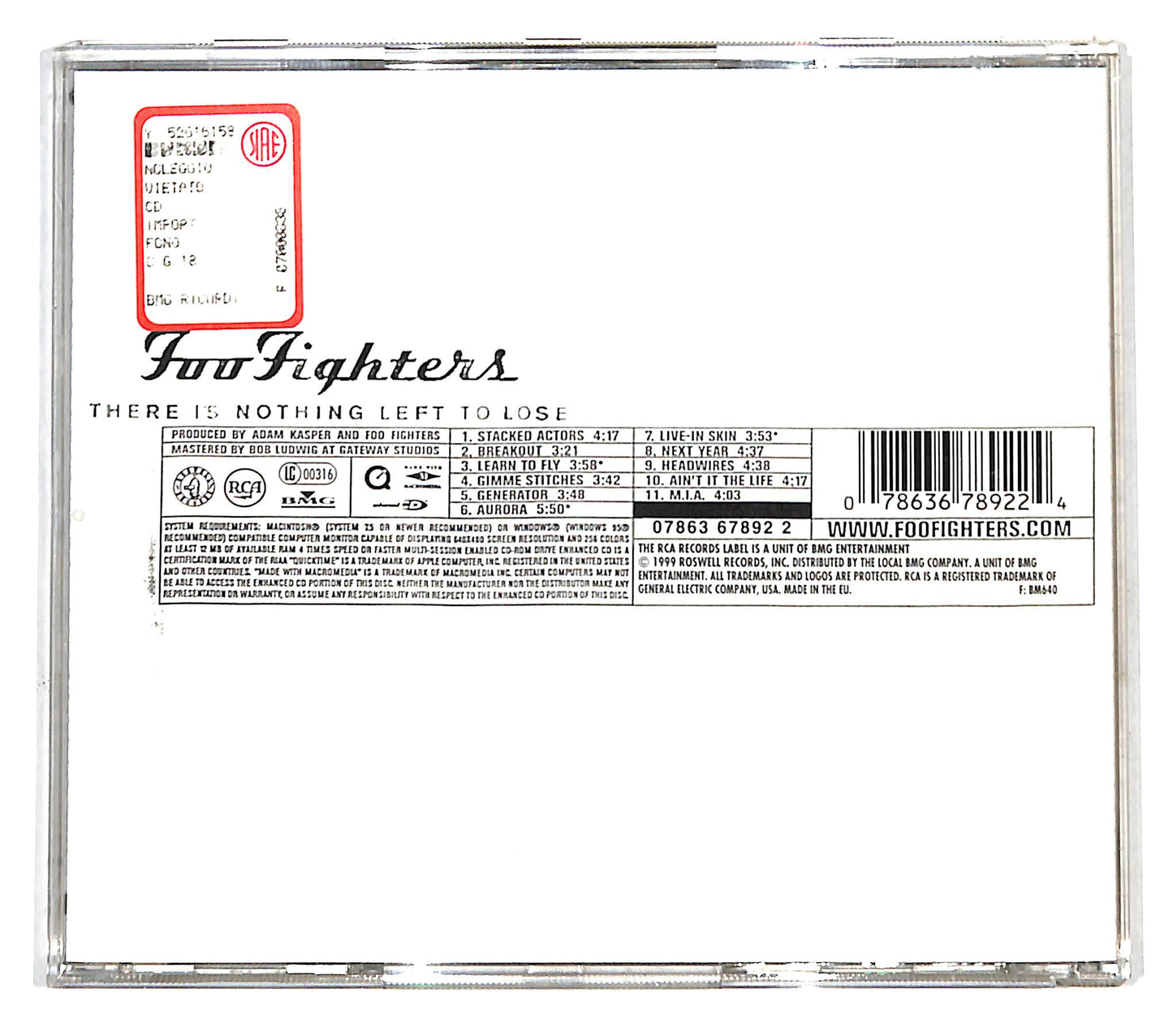 EBOND Foo Fighters - There Is Nothing Left To Lose CD CD138921