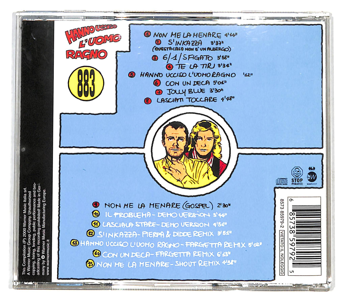 EBOND 883 - Hanno Ucciso L'Uomo Ragno (Edizione Straordinaria) CD CD138930