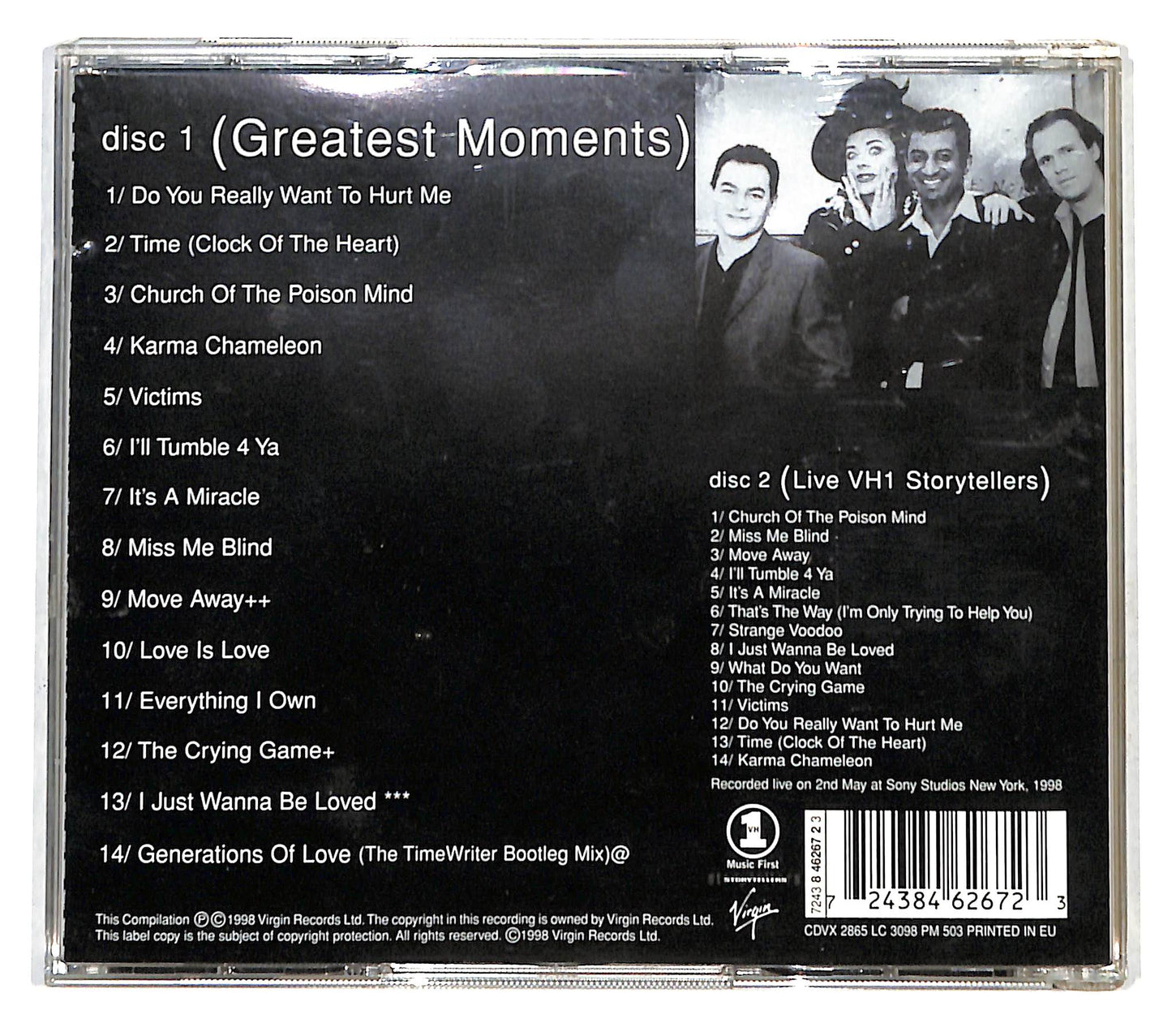 EBOND Culture Club - Greatest Moments CD CD138950