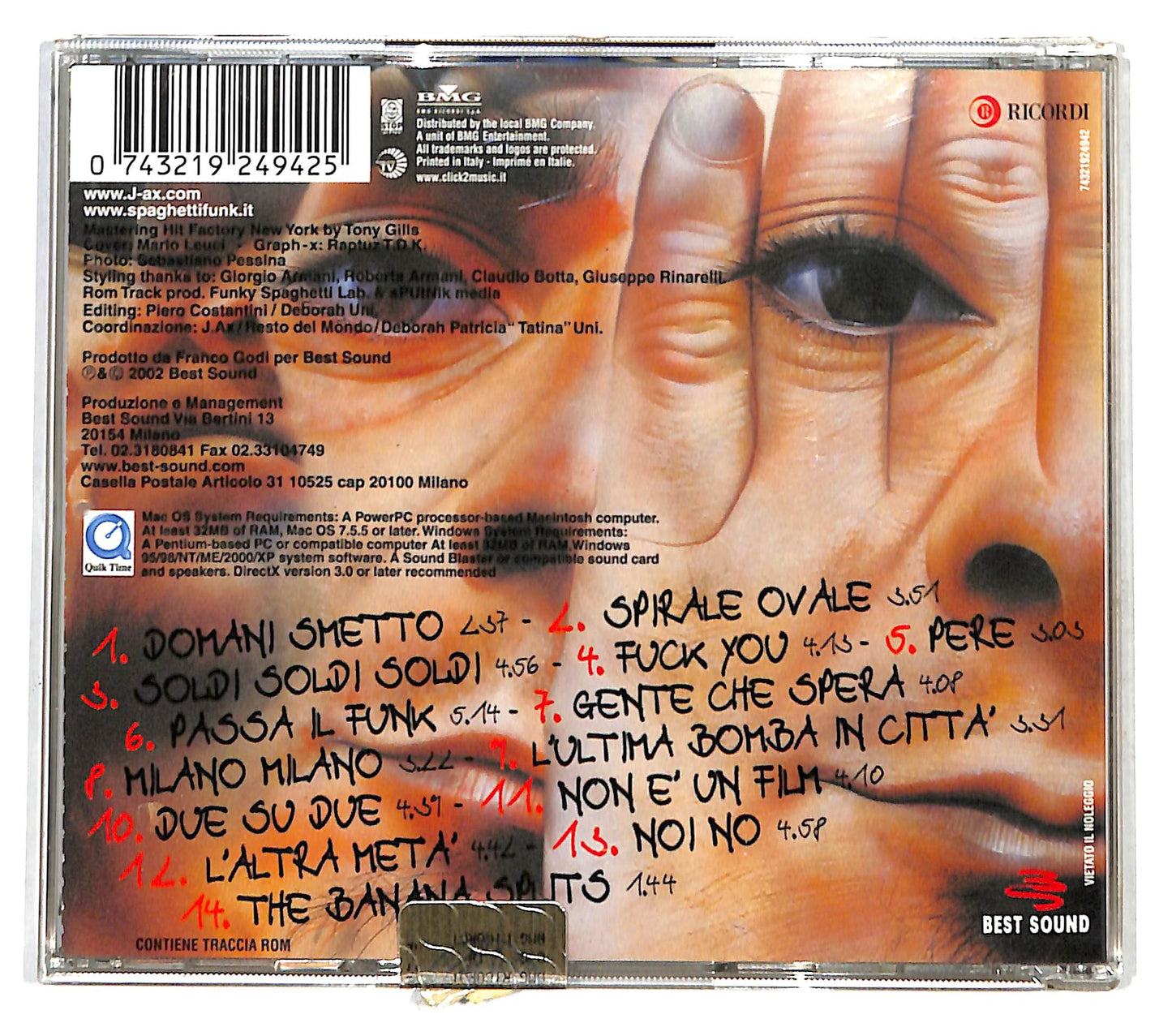 EBOND Articolo 31 - J-Ax - Domani Smetto CD CD138955