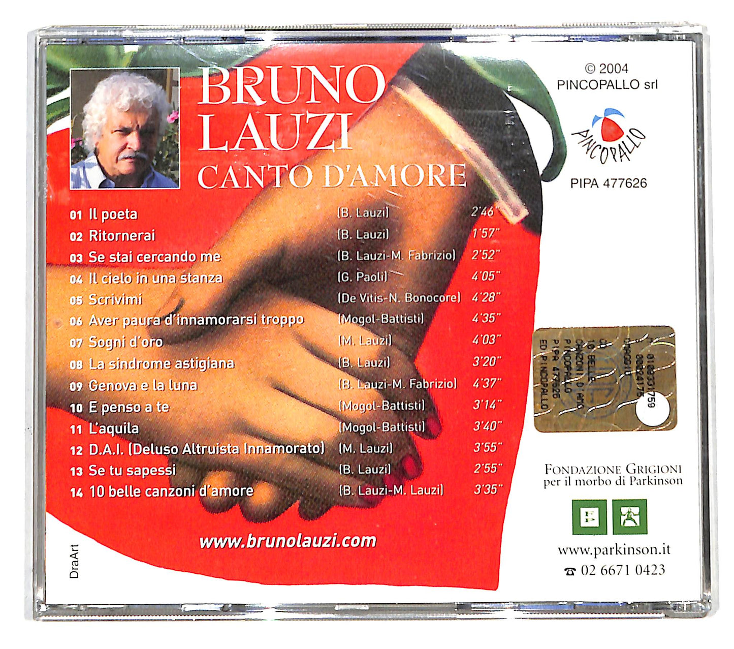 EBOND Bruno Lauzi - Canto D'Amore CD CD139007