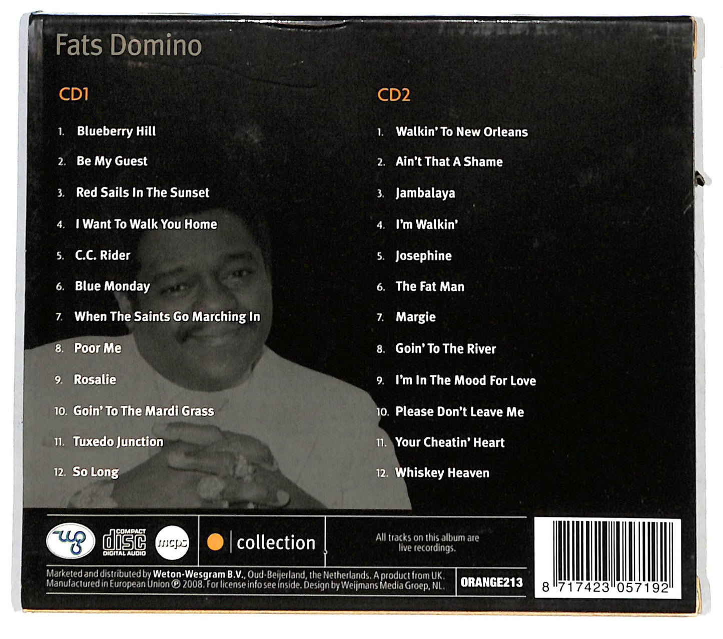 EBOND Fats Domino - Fats Domino CD CD139011