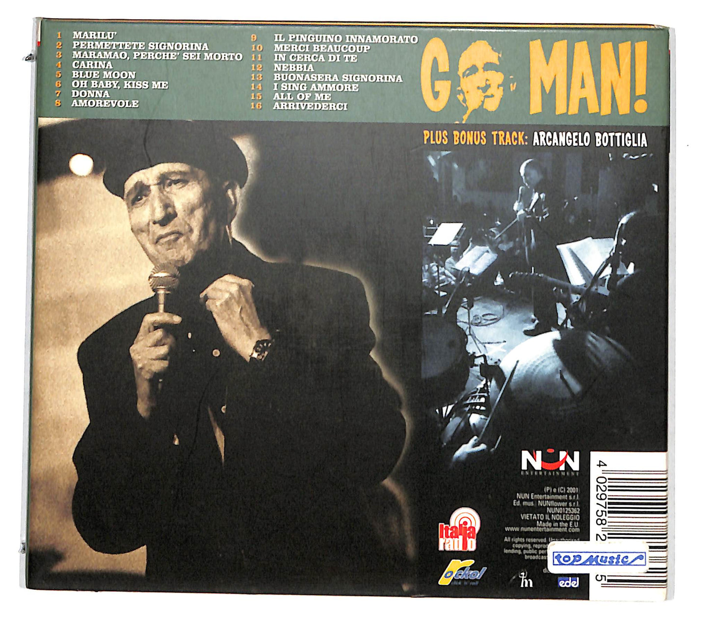 EBOND Nicola Arigliano - Go Man! CD CD139028
