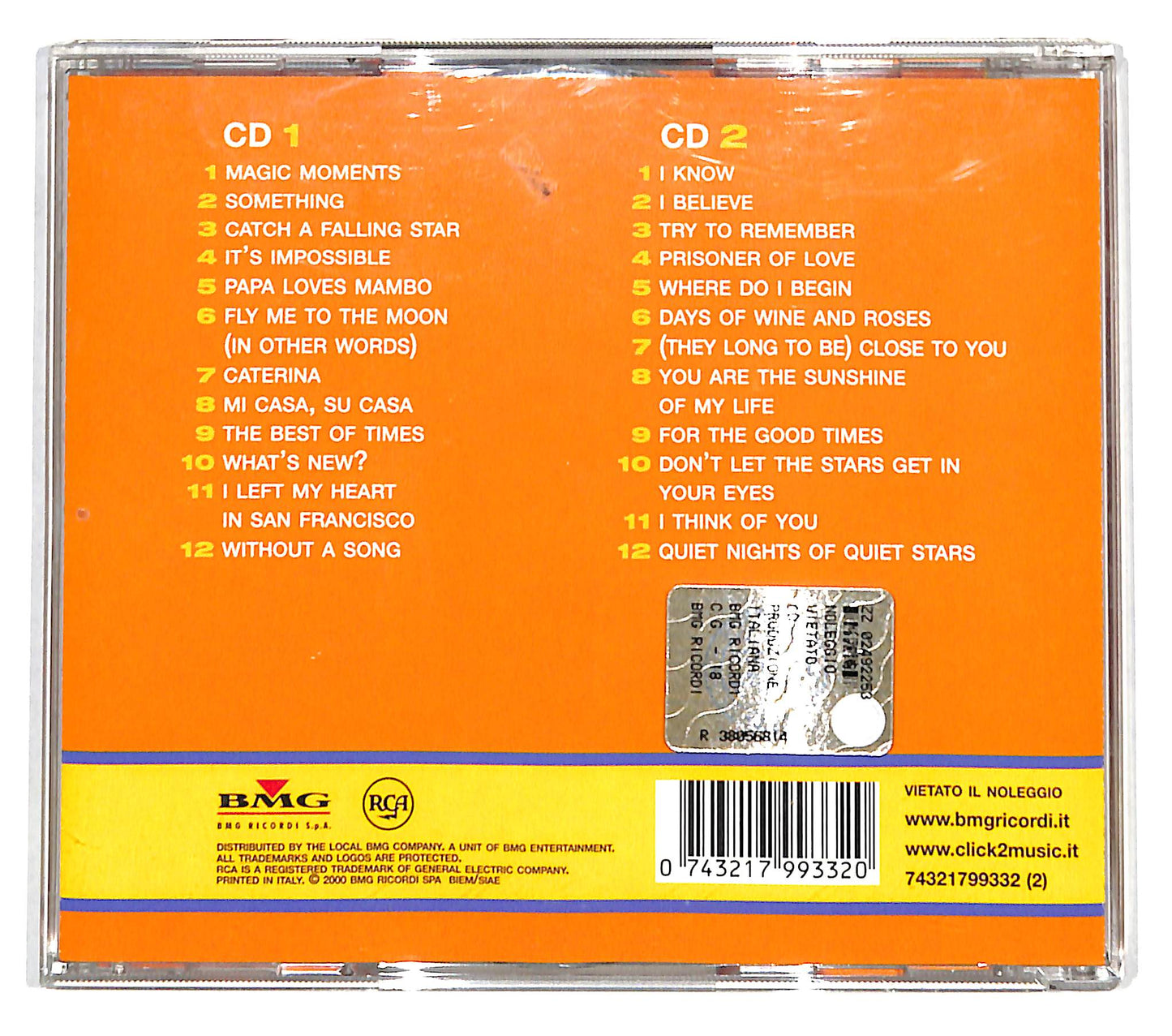 EBOND Perry Como - I Grandi Successi Originali CD CD139036