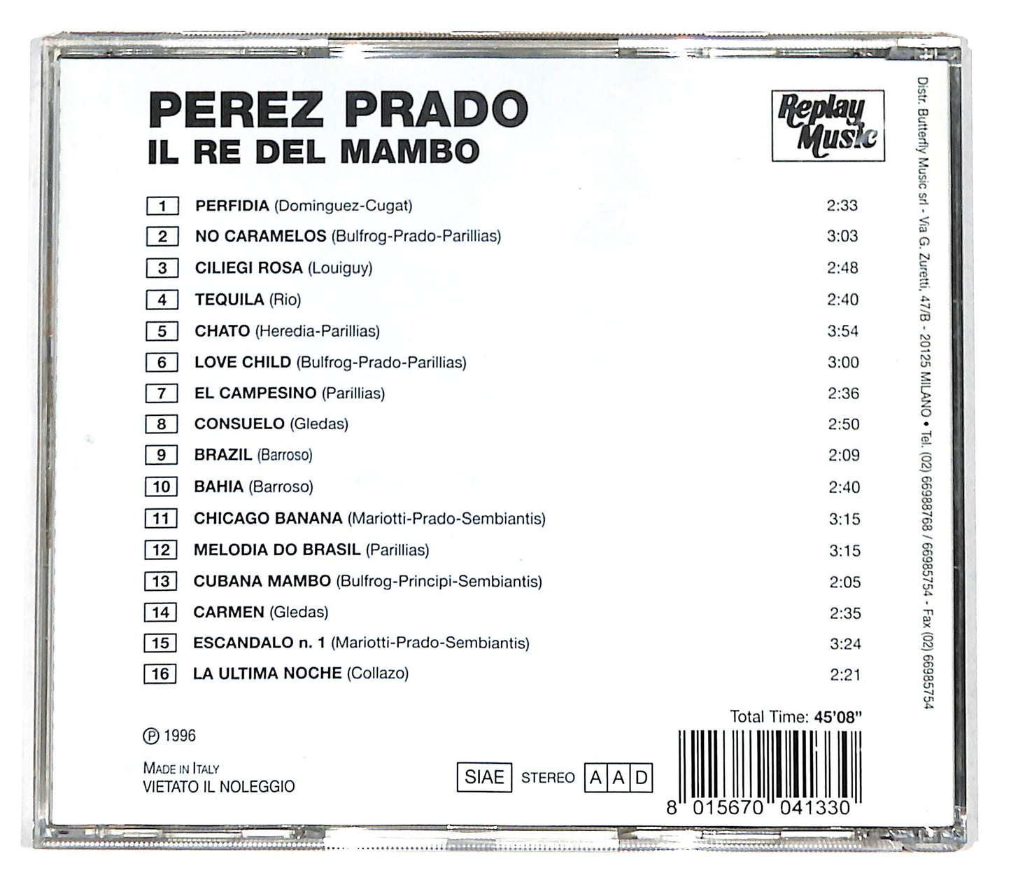 EBOND Perez Prado - Il Re Del Mambo CD CD139040
