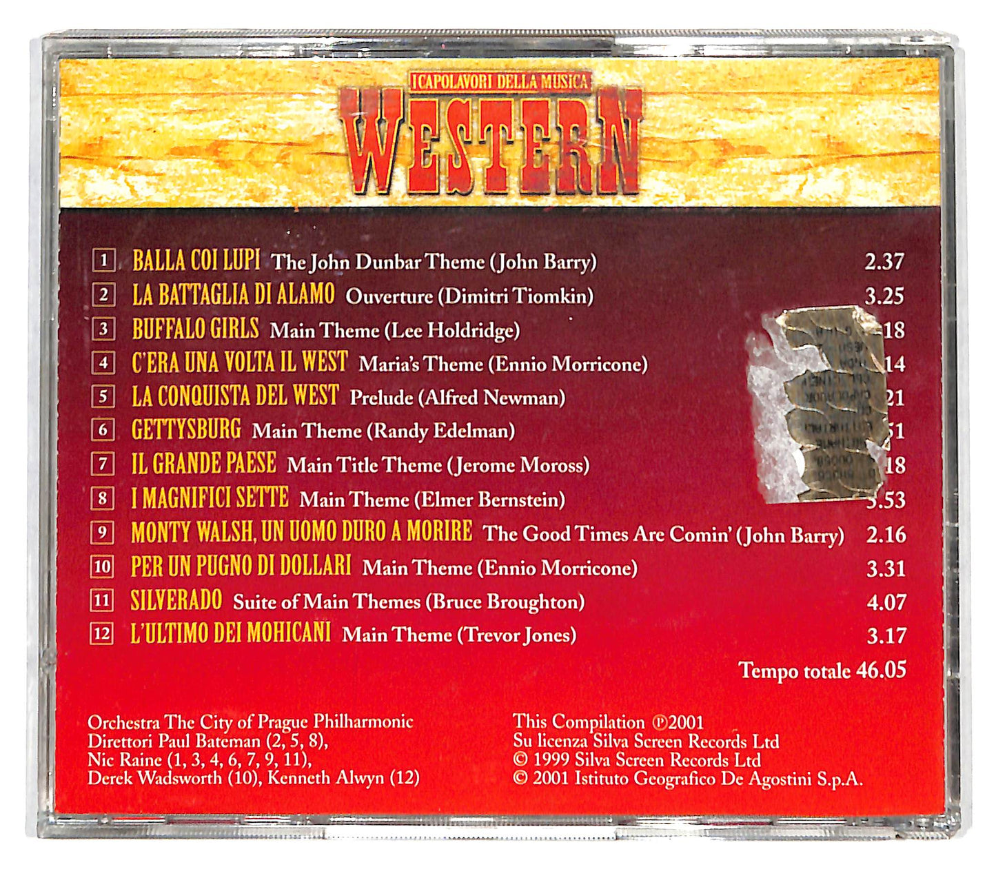 EBOND Various - I Capolavori Della Musica Western CD CD139041