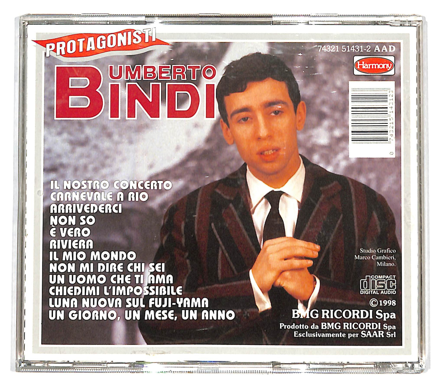 EBOND Umberto Bindi - Umberto Bindi - Protagonisti CD CD139043