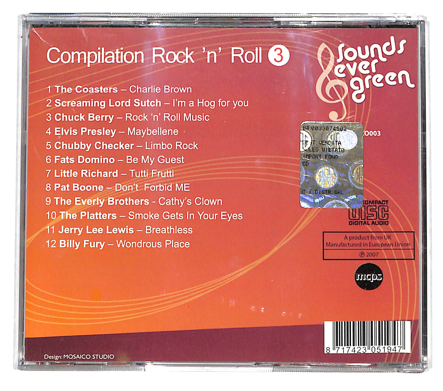 EBOND Various - Compilation Rock 'N' Roll 3 CD CD139056