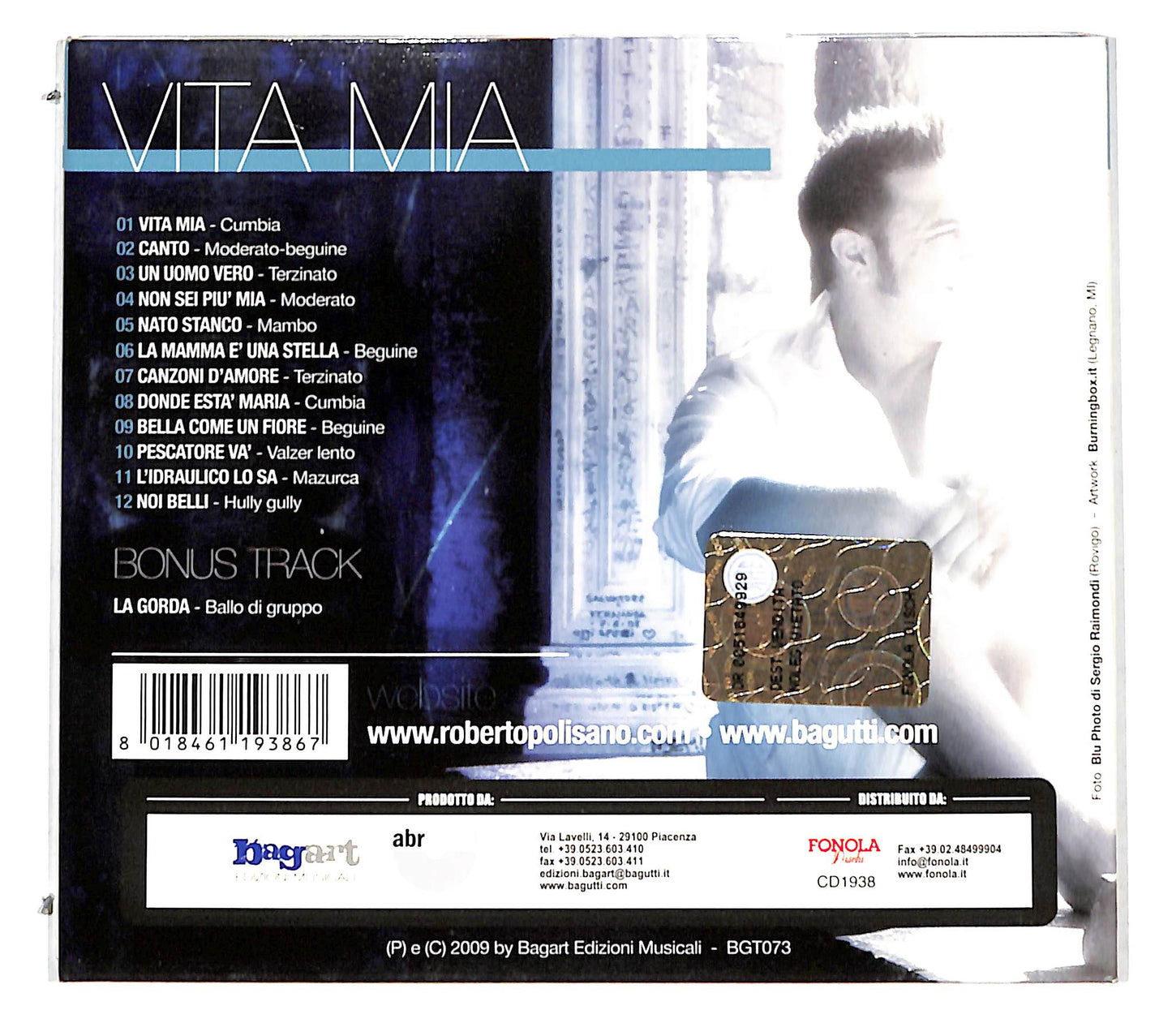 EBOND Roberto Polisano - Vita Mia DIGIPACK CD CD139103
