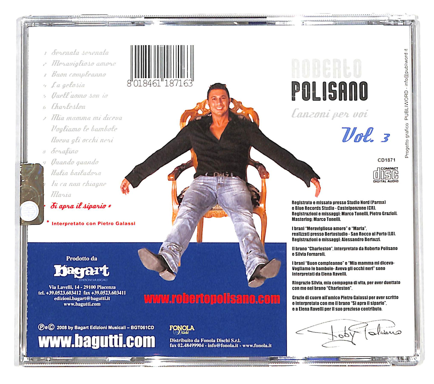 EBOND Roberto Polisano - Canzoni per voi vol.3 CD CD139104