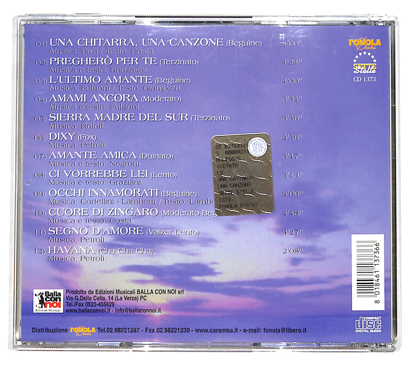 EBOND Mauro Rizzi - Una chitarra, una canzone CD CD139128